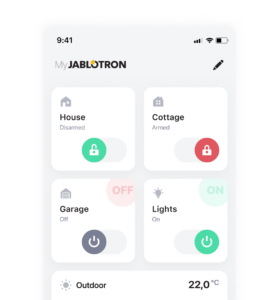 Jablotron applikáció